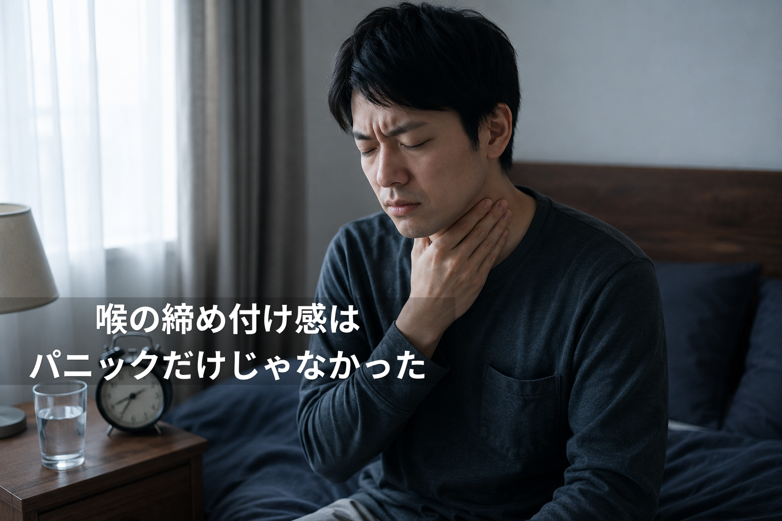 喉の締め付け感は パニックだけではなかった
